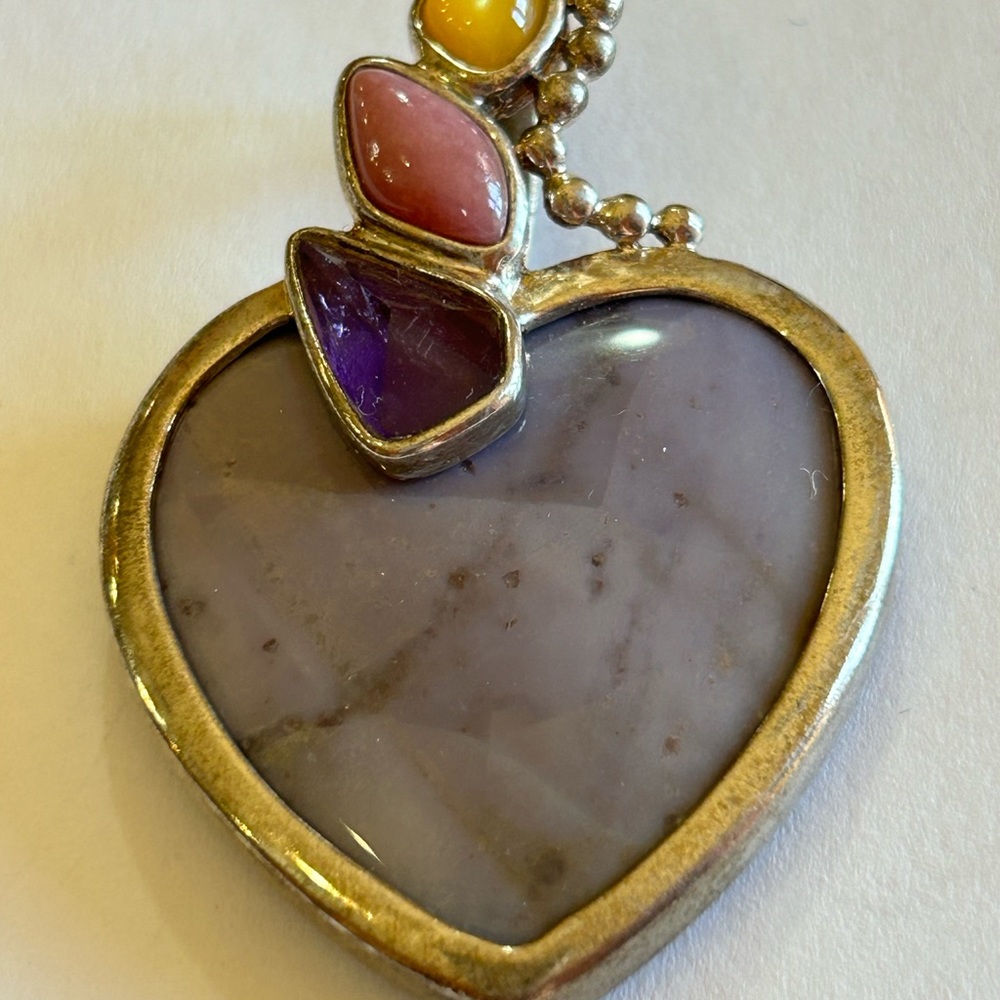Whitney Kelly, 925 silver heart pendant